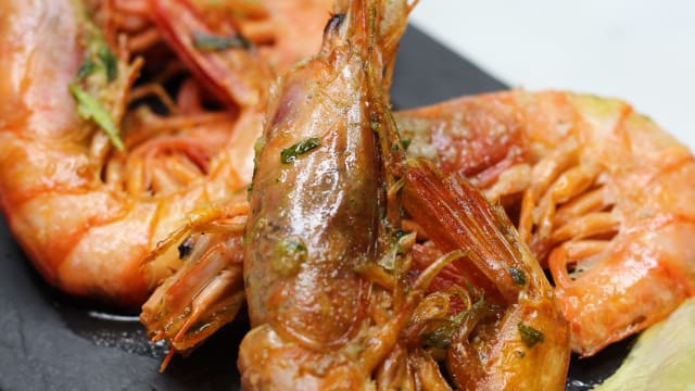 Gambas a la plancha