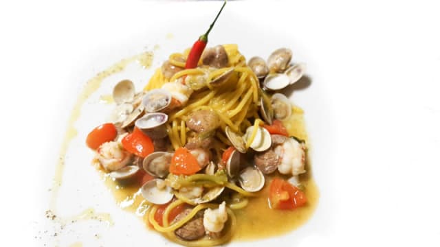 Spaghetti vongole e gamberoni