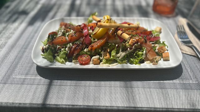Salade saumon gravlax 