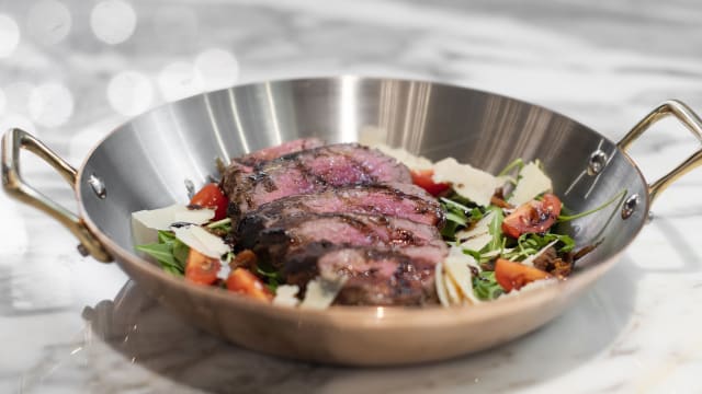Tagliata di Manzo - Black Angus with mozzarella salad