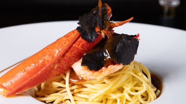 Linguines homard et truffes