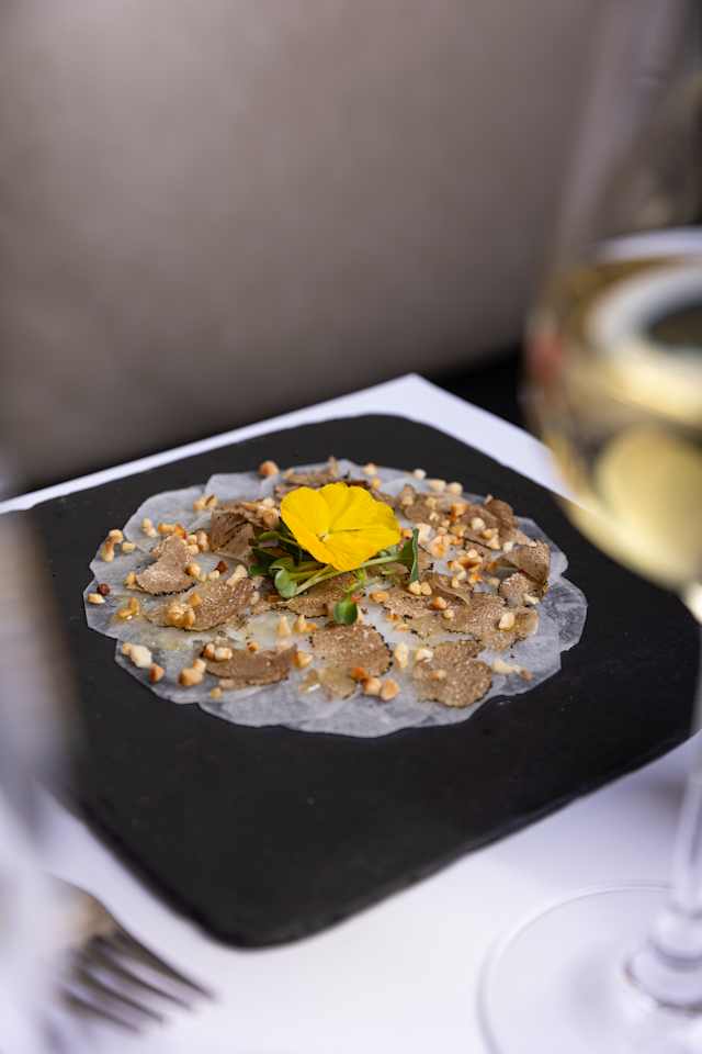 Carpaccio de radis noir