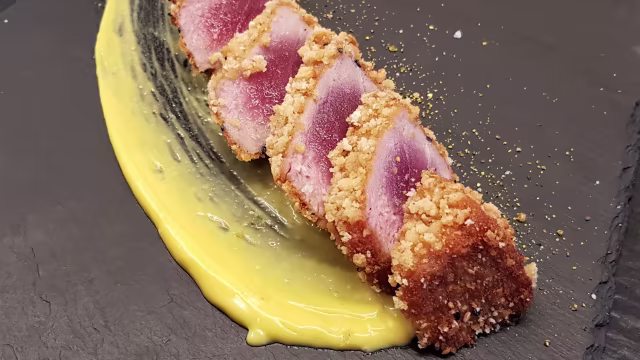 Tataki di Tonno con maionese al Wasabi