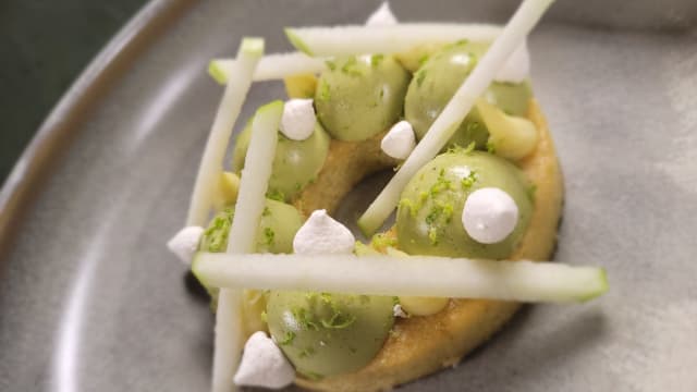 Pistachio. Matcha. Apple