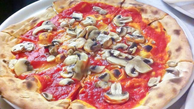Pizza con i funghi