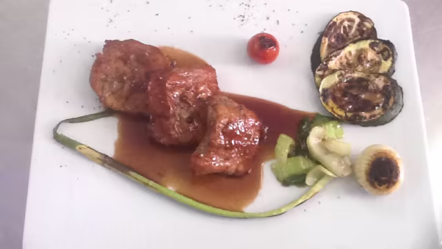 Solomillo iberico al Pedro ximenez