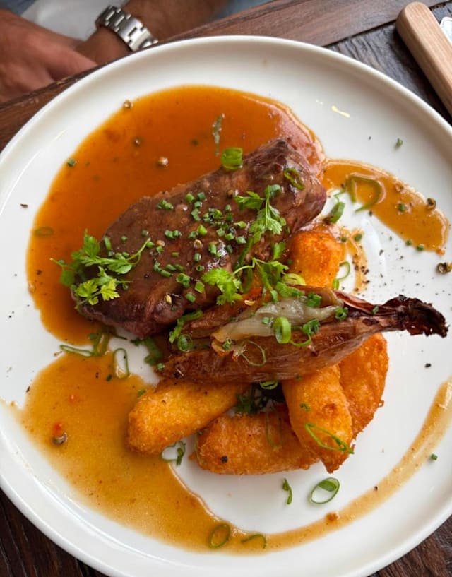 Pièce de bœuf pommes Dauphine