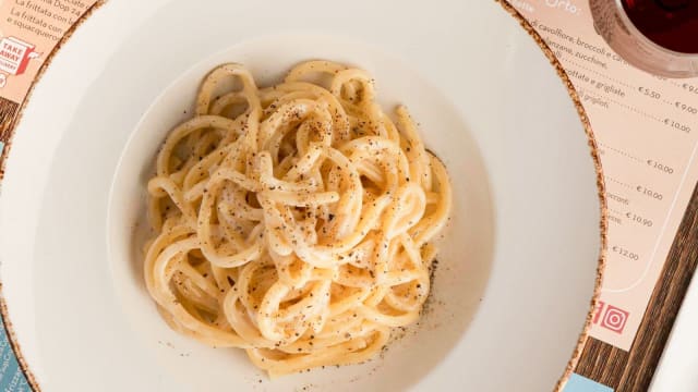 Pici cacio e pepe