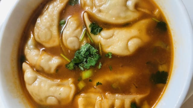 Morthuck soupe (grande soupe aux raviolis .