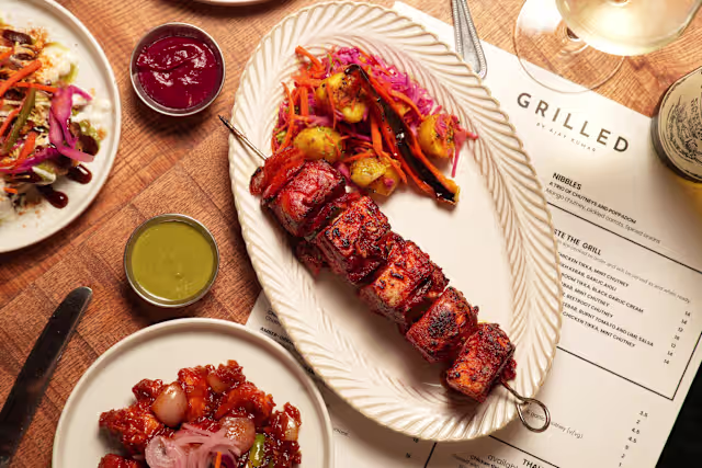 Menus 2026 - Grilled by Ajay Kumar in Glasgow | TheFork