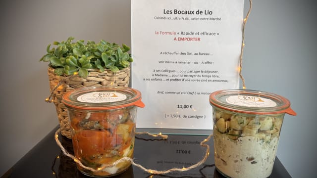 Bocaux À Emporter (choix à l’Ardoise)