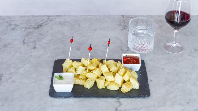 Tapas disponible en terraza - no disponible experiencia