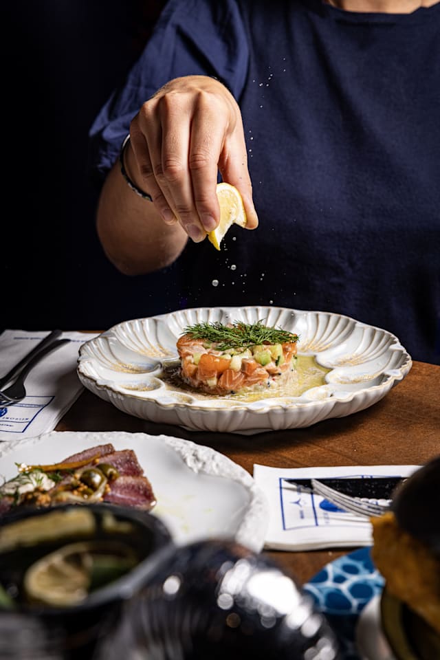 Tartare de Saumon à la Corse