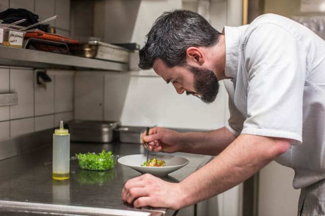 Le chef en action