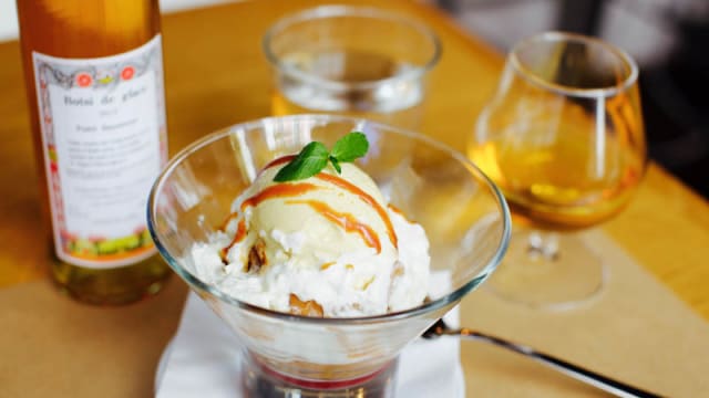 Pomme au Four, Glace Vanille