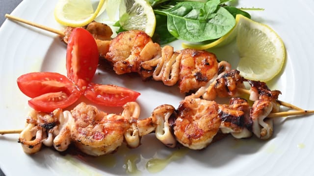 Spiedino misto di mare