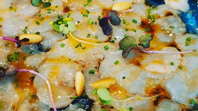 Carpaccio de gamba blanca d´Arenys 
