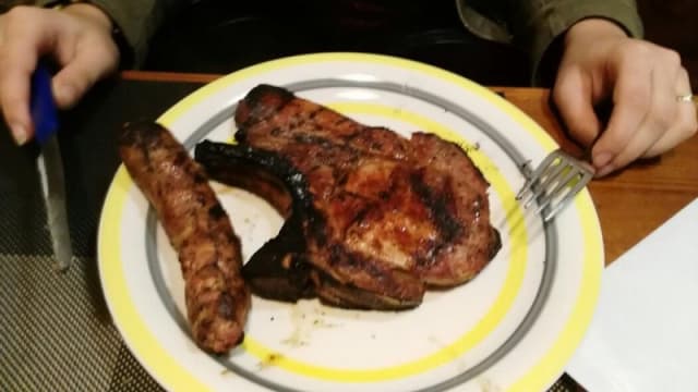 Bistecca di maiale peso 500 /600 gr