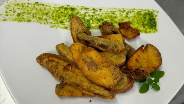 funghi porcini fritti