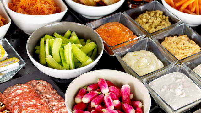 Zoom sur le buffet