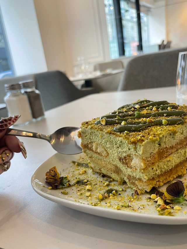 Tiramisu pistache - Dessert du Chef