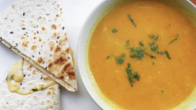 Soupe de Légumes et 1/2 Quesadilla fromage