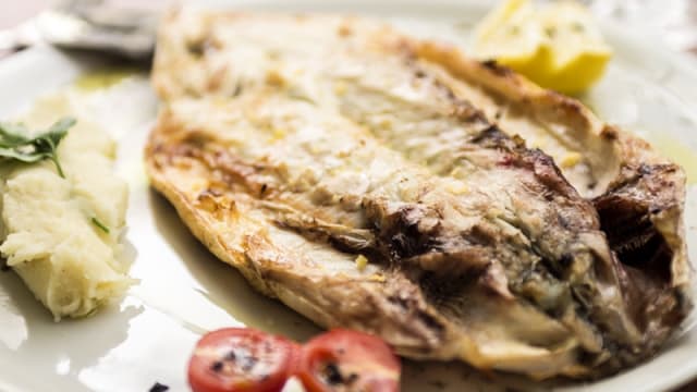 Lubina a la parrilla