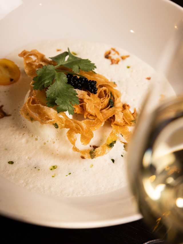 Oeuf poché croustillant