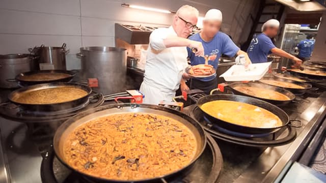 Joan Escribà, el chef cocinando