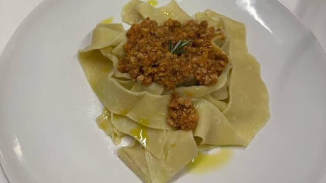 Pappardelle al ragù di Cinghiale