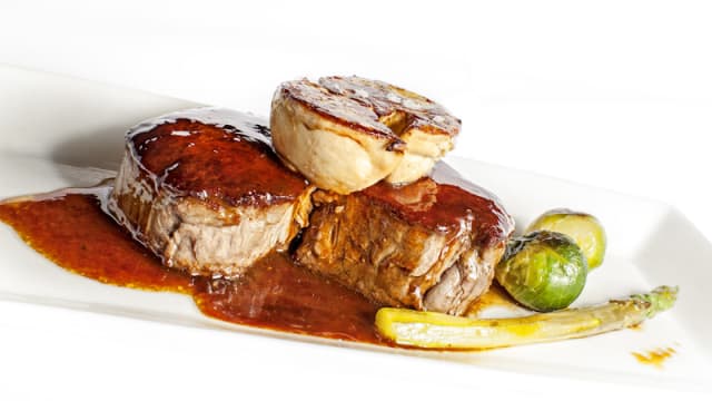 Solomillo al foie