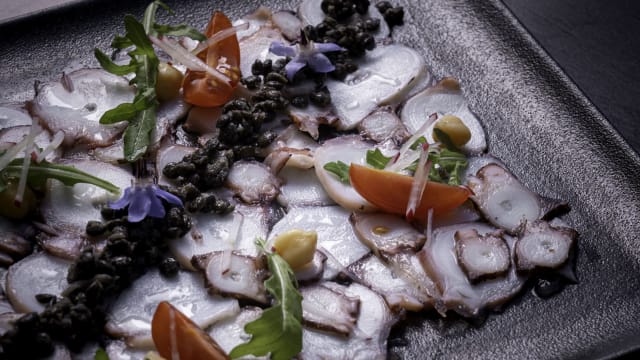 Carpaccio de poulpe