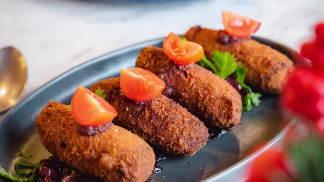 Croquete de Ossobuco, Chutney de Cebola Roxa