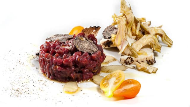 Tartare di tonno rosso battuto al coltello