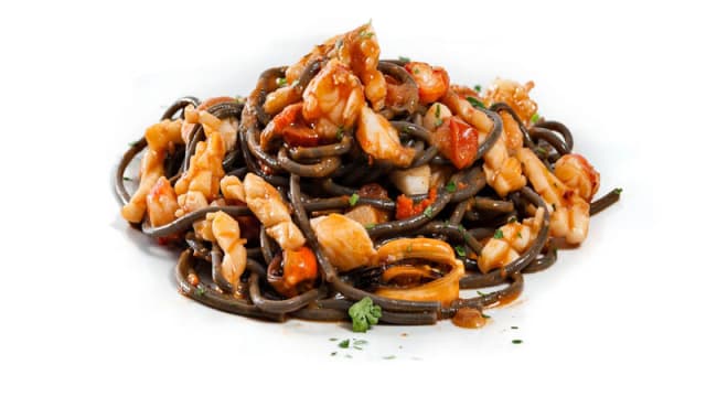 Spaghetti di Gragnano al nero di seppia