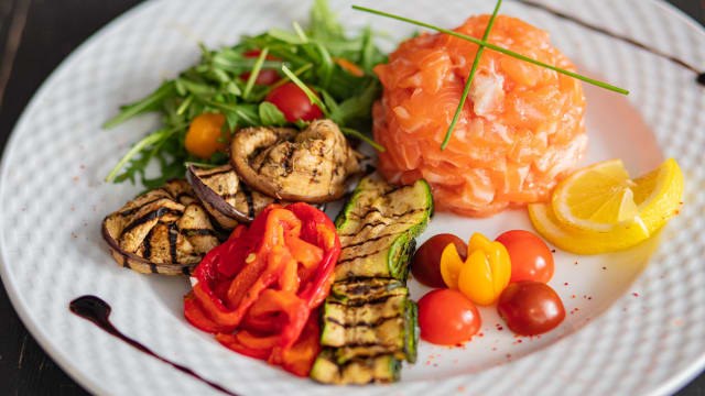 Tartare de saumon 
