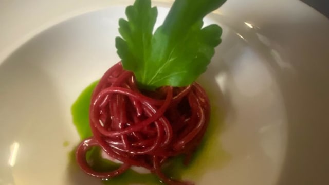 SPAGHETTO RISOTTATO ALLA BARBABIETOLA | PROPOSTA VEGANA