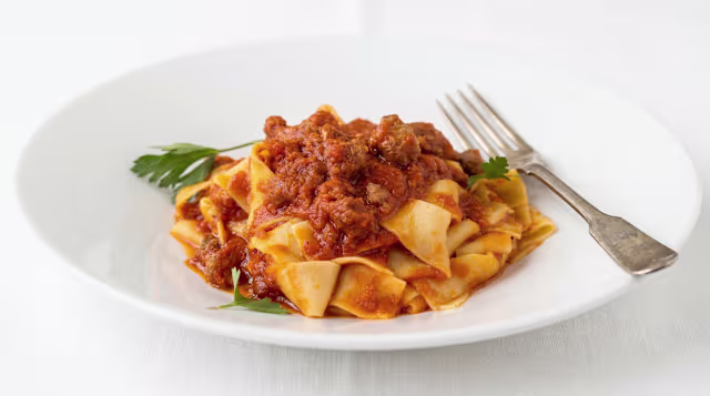 Pappardelle al ragu di Papera