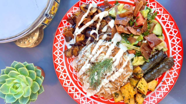 Fatta Végé aux Aubergines