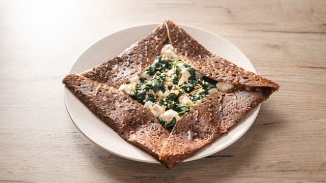 La Galette Seguin chèvre et épinards frais