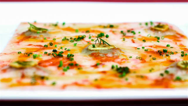 Carpaccio de gambas
