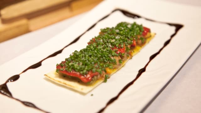 Coca de foie
