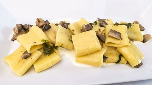 Schiaffoni e funghi