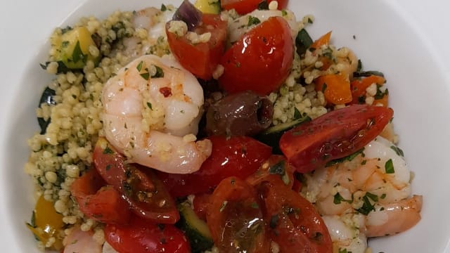 Cous cous con gamberetti