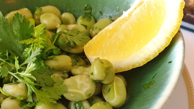 Saladinha de Favas à Algarvia