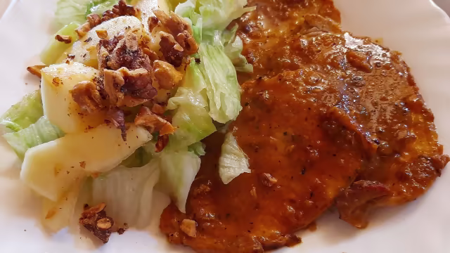 Lonza di maiale all'arancia