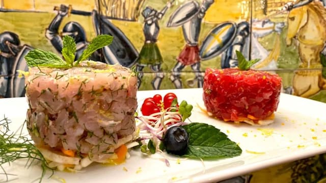 Tartara di Tonno Sicilia e Tartare di Ricciola al Finocchietto 
