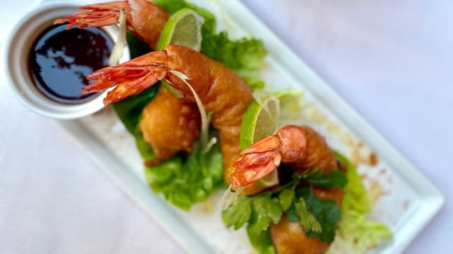 Tempuras de gambas