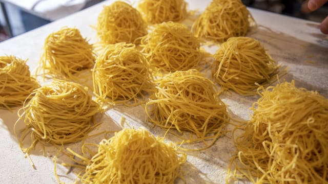 "Tajarin" pasta fresca fatta a mano