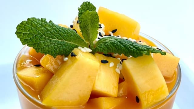 Mangue aux perles de tapioca